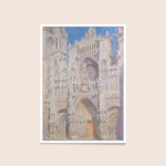 Claude Monet - Rouen Cathedral The Portal (Sunlight)