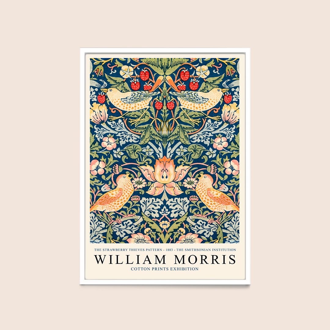 William Morris - Strawberry Thief Pattern