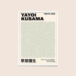 Yayoi Kusama - Green lines poster