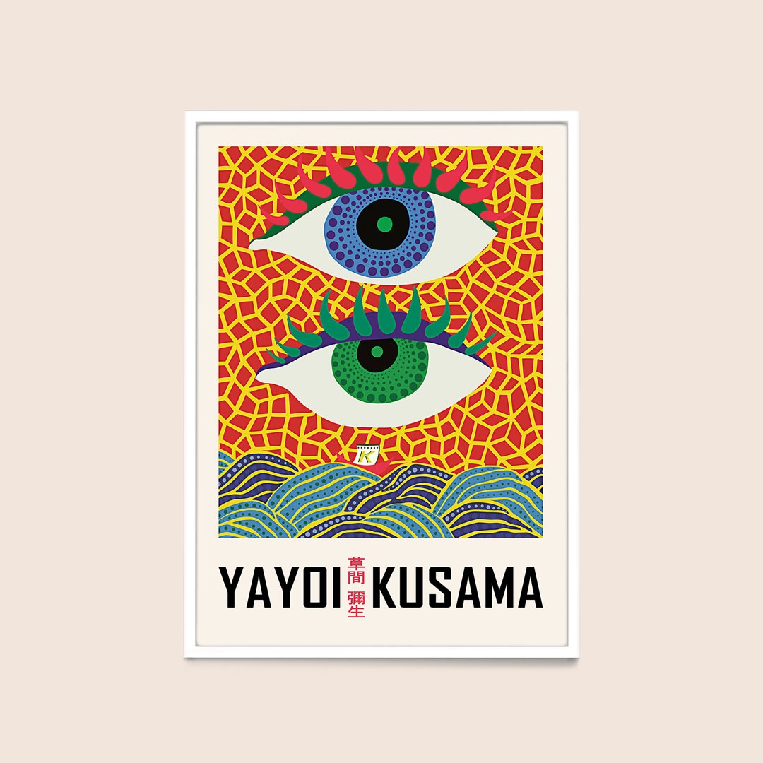 Yayoi Kusama - Two eyes