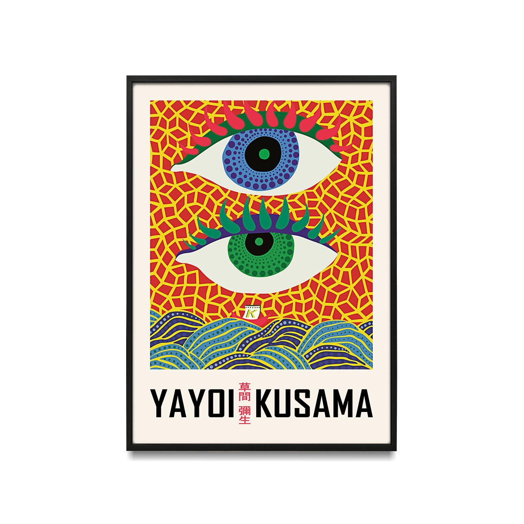 Yayoi Kusama - Two eyes