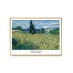 Vincent Van Gogh - Le Champ de blé vert avec cyprès