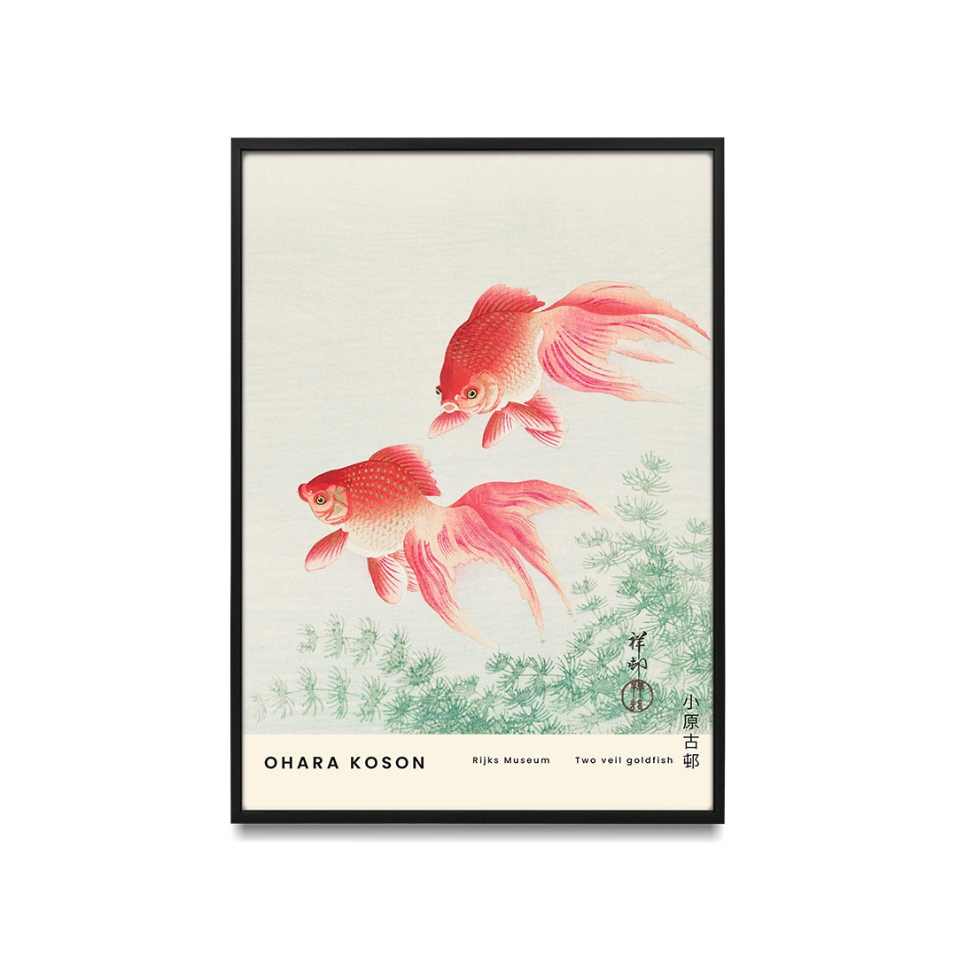 Ohara Koson - Two Koi Fishes