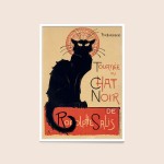 Théophile Alexandre Steinlen - Tournée du Chat noir - 1896 promotion du cabaret parisien Le Chat noir, à Montmartre