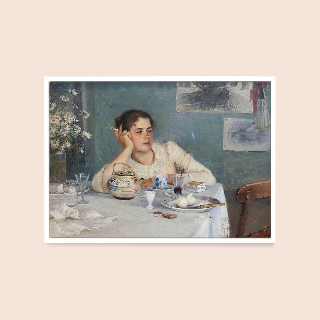 Elin Danielson-Gambogi - Après le petit déjeuner (1891)