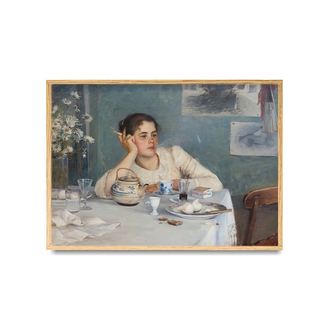 Elin Danielson-Gambogi - Après le petit déjeuner (1891)