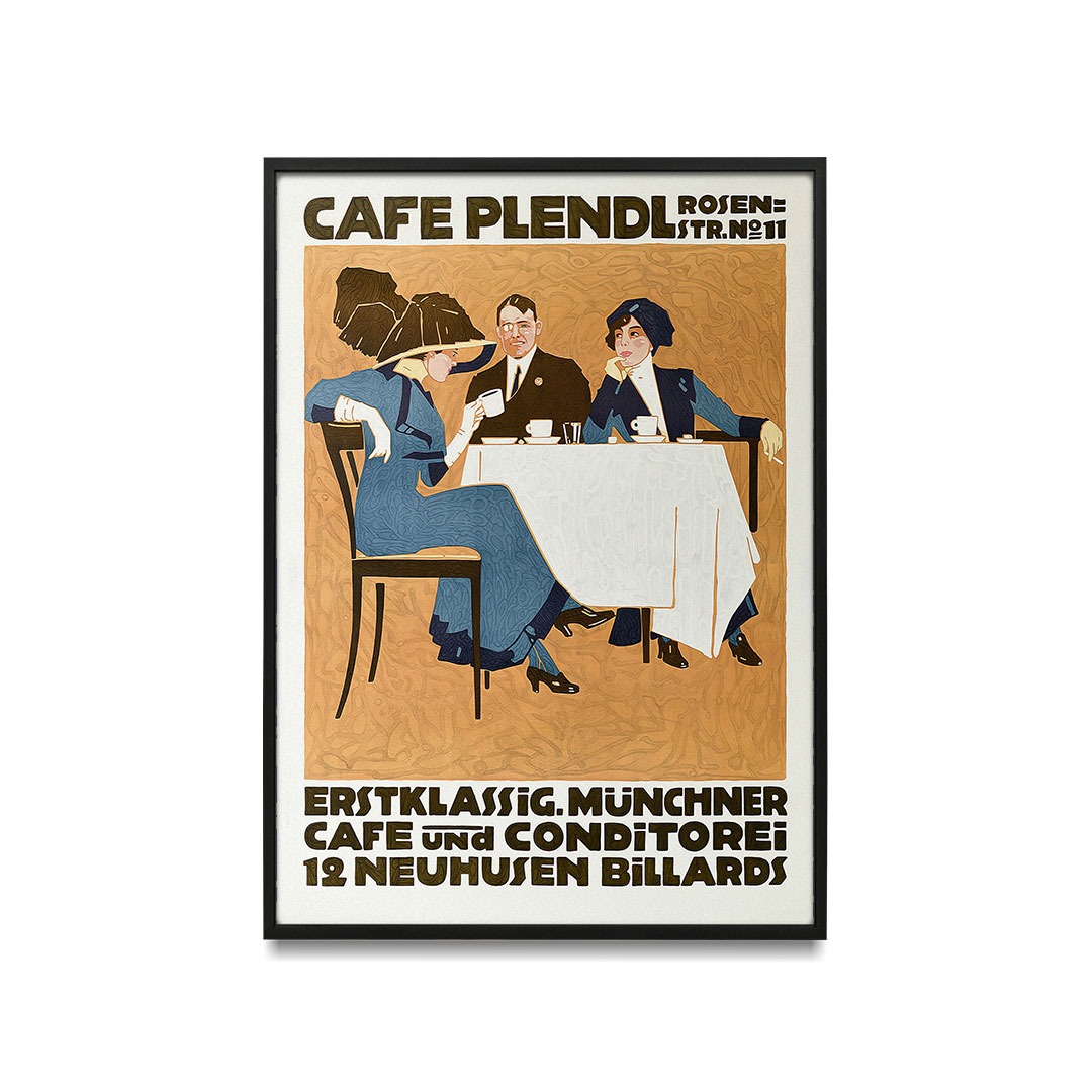 Ludwig Hohlwein - Café Plendl, 1911