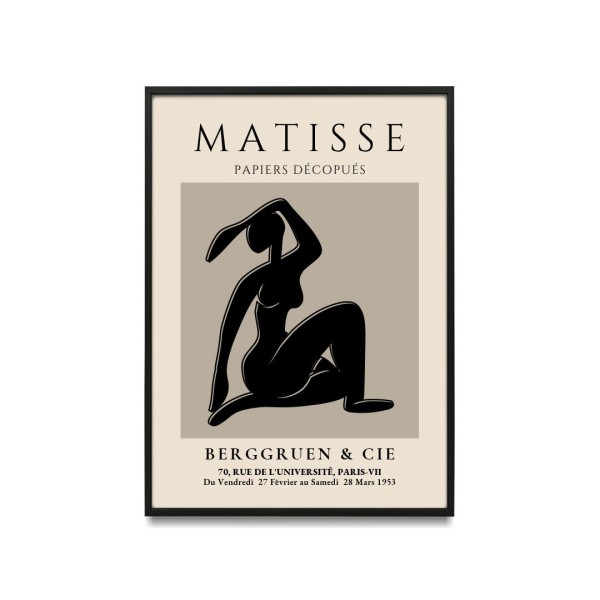 Henri Matisse - Black woman shapes